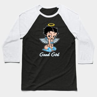 BETTY BOOP - Good Girl Angel Baseball T-Shirt